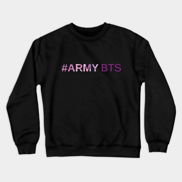 Army BTS Crewneck Sweatshirt by Marija154